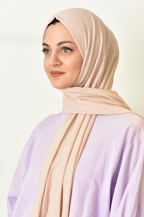 Gauze Wrinkle Solid Hijabs