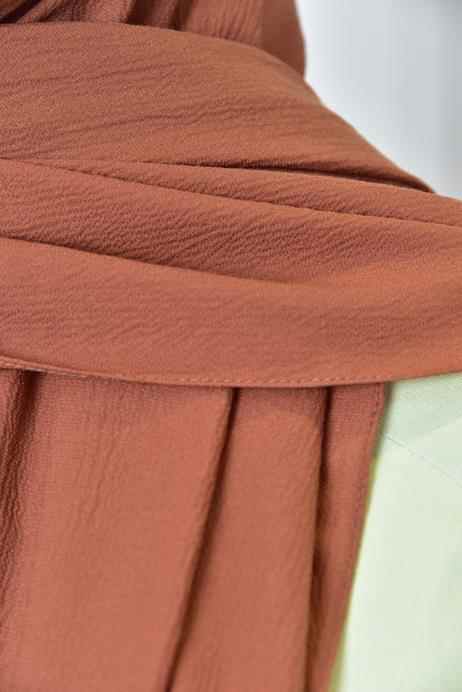 Gauze Wrinkle Solid Hijabs