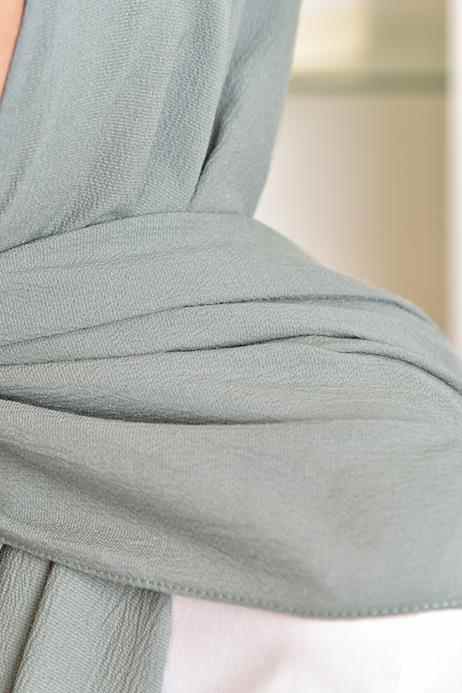 Gauze Wrinkle Solid Hijabs