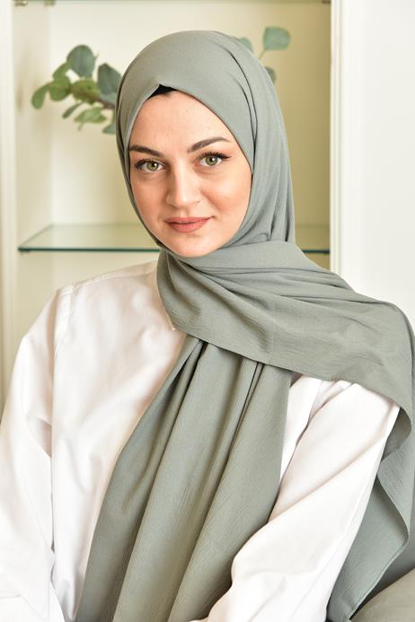 Gauze Wrinkle Solid Hijabs