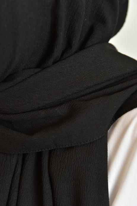 Gauze Wrinkle Solid Hijabs